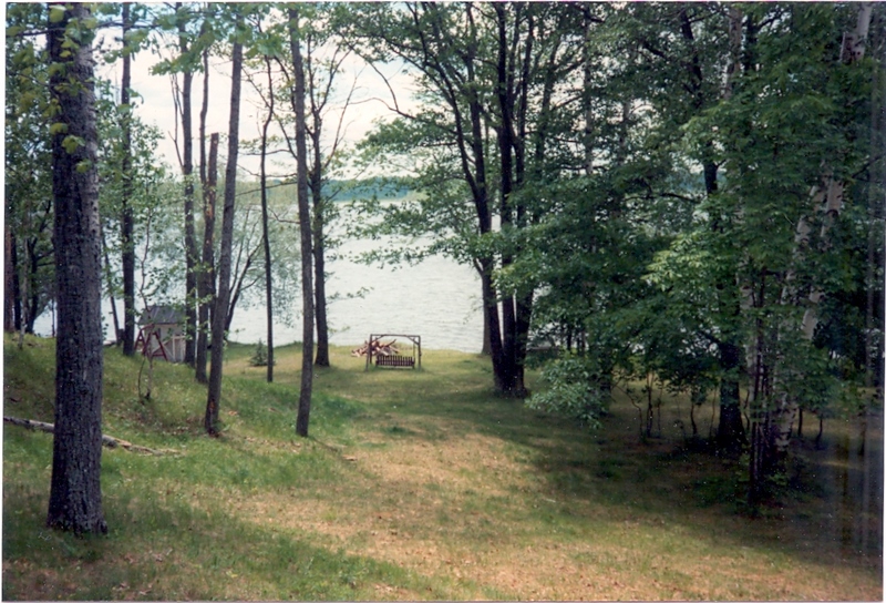 view from family cabin on Lake Stylus